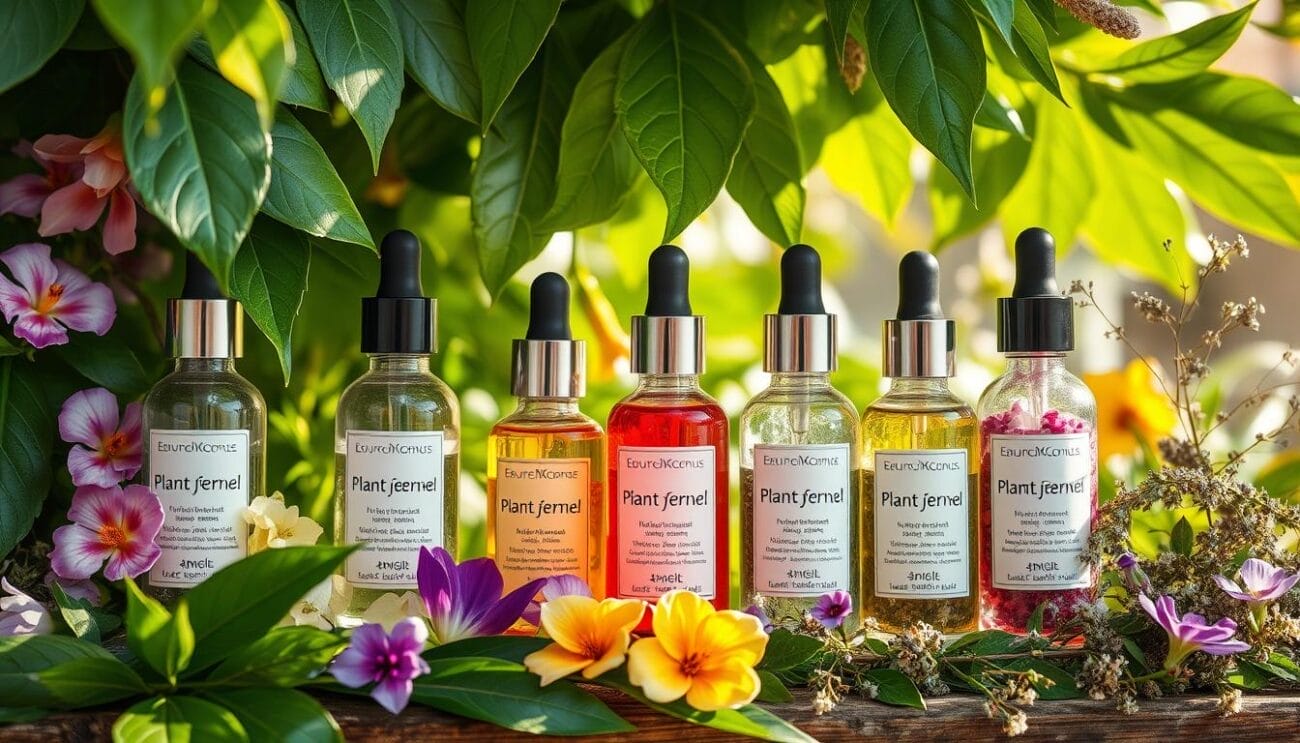 plant-derived facial serums