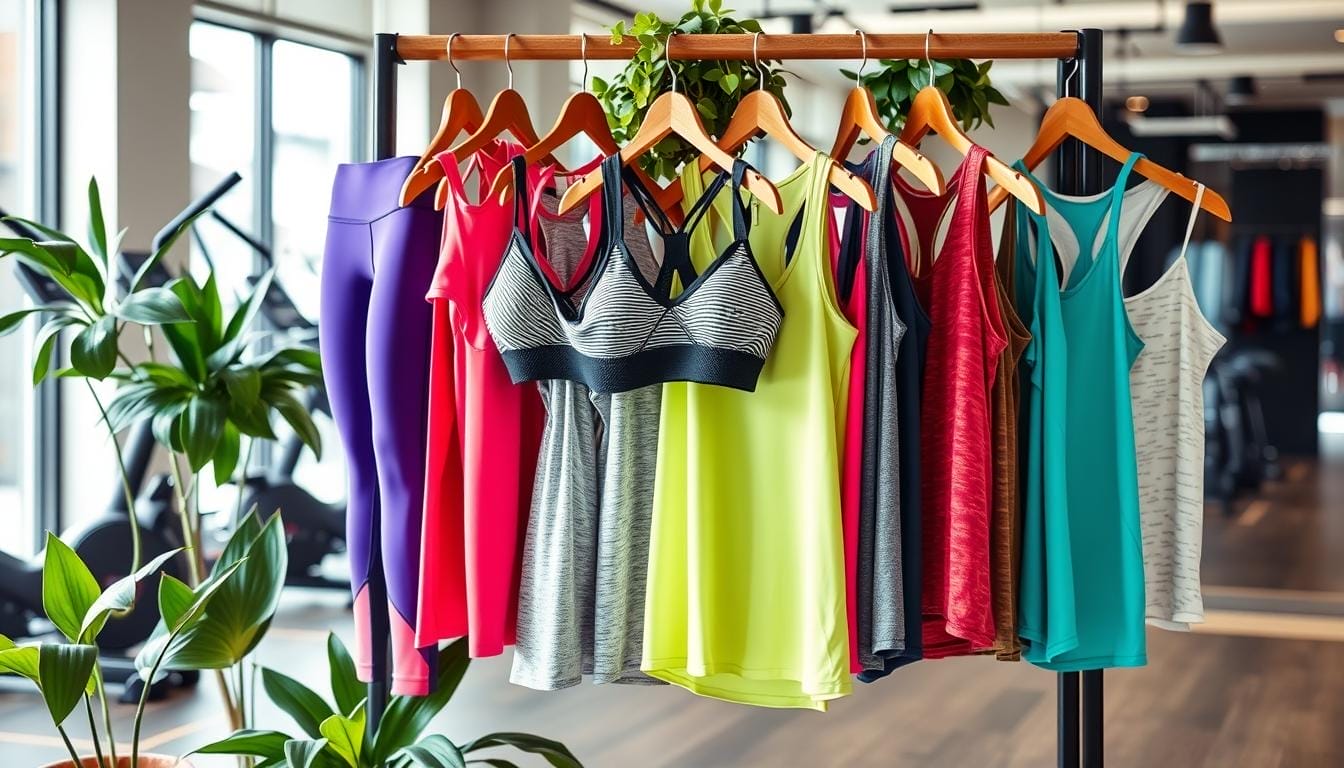 trendy workout clothes shop