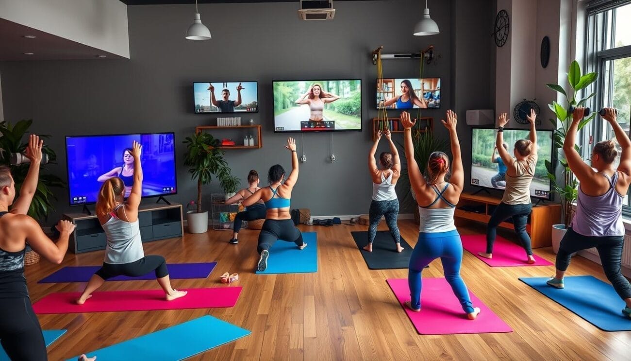 virtual fitness classes