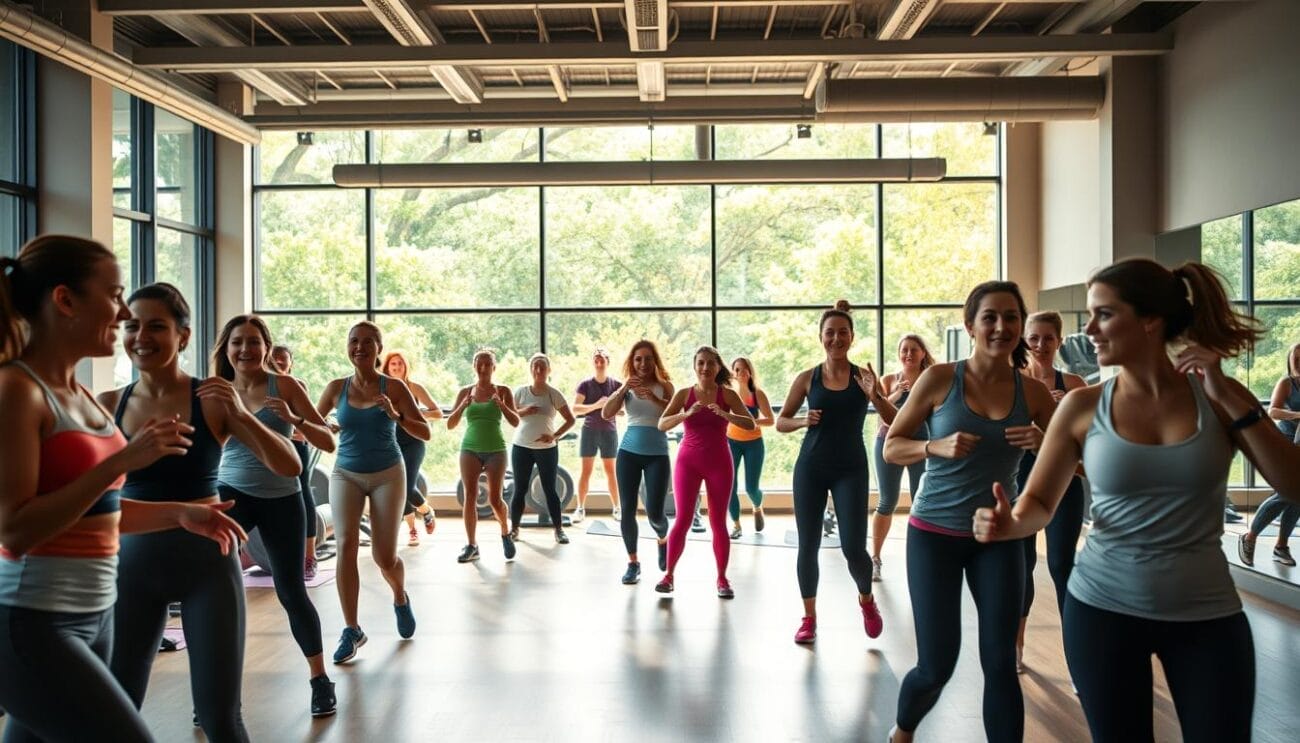 interactive group fitness classes