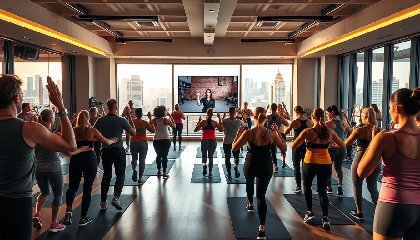 virtual group workout classes